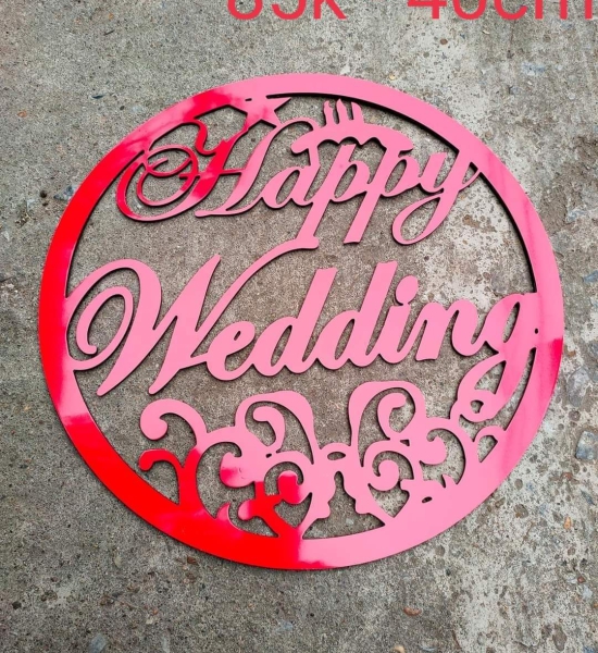 CHỮ HỶ ALU 40CM _ HA20
